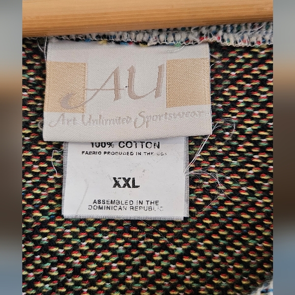 Vintage Arts Unlimited Sportswear Winter Scenic Tapestry 100% Cotton Jacket XXL - Picture 13 of 14